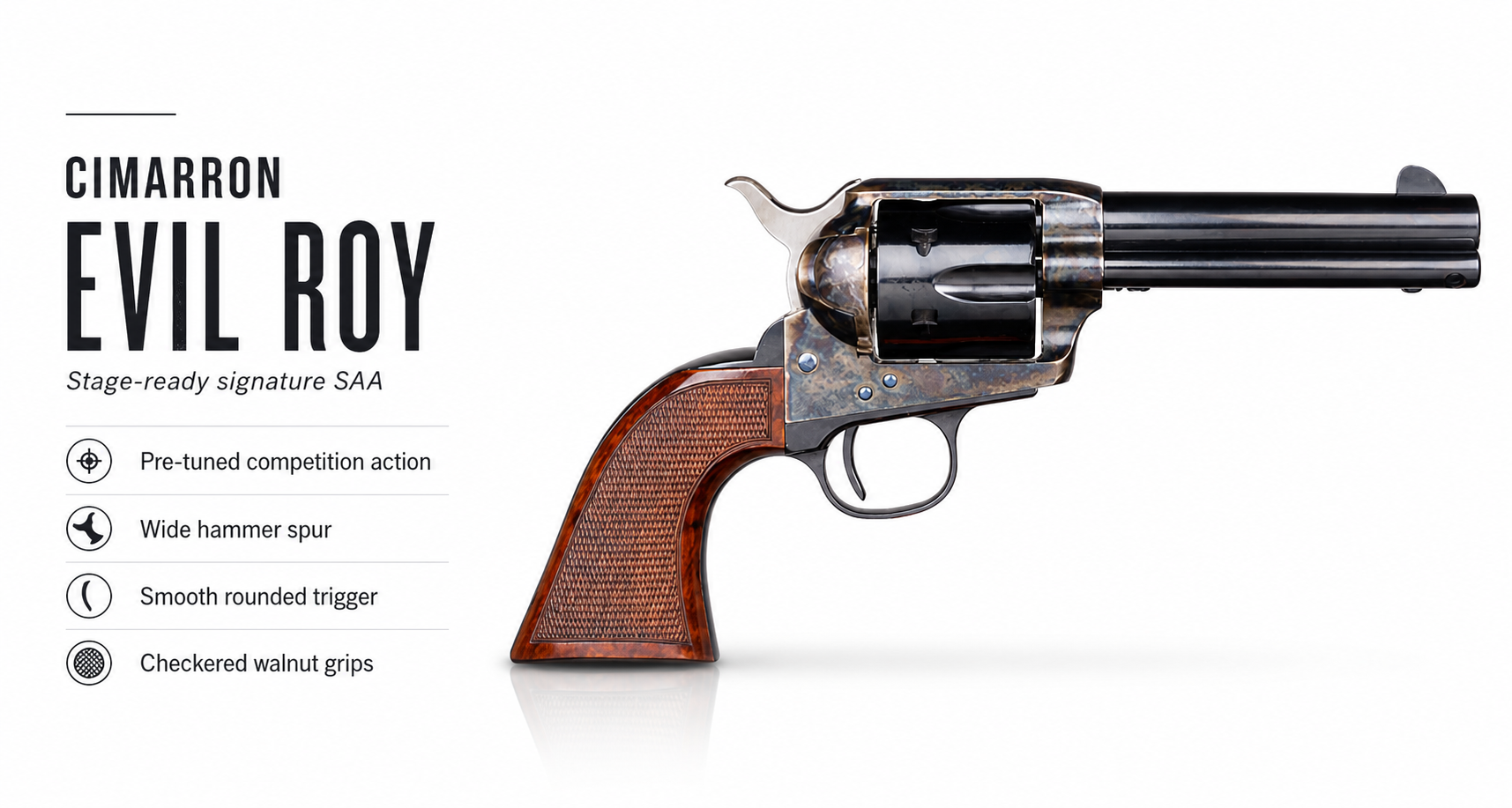 Cimarron Evil Roy for Sale — SASS Championship Competition SAA | Impact Guns