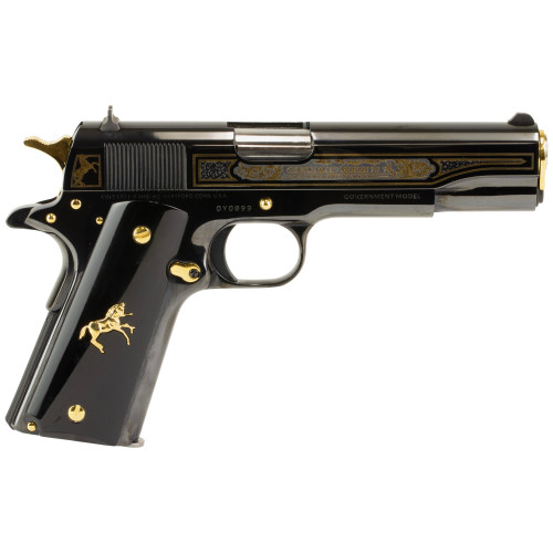 Colt 1911 Government 38 Super Semi-Auto Pistol With Blued