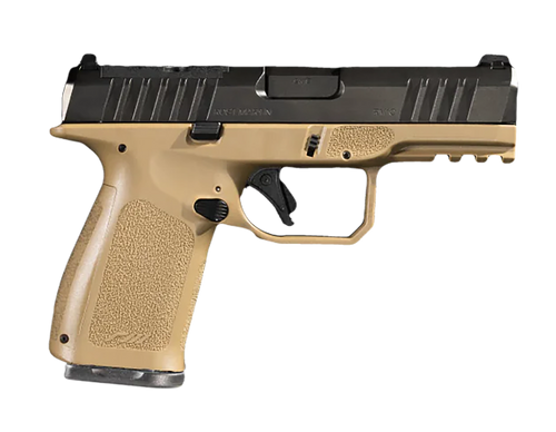 Rost Martin RM1CFDEOSP10CA RM1C *CA Compliant 9mm Luger 10+1 4″ Black Steel Barrel, Black Tenifer Optic Ready/Serrated Steel Slide, Flat Dark Earth Polymer Frame w/Picatinny Rail, Textured Grip