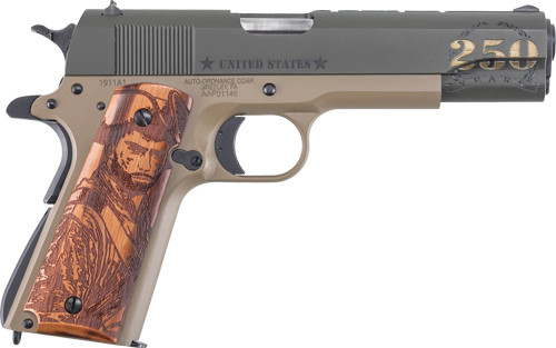 AUTO-ORDNANCE – THOMPSON 1911A1 ARMY 250TH 45ACP 5″ 7+1 | USA Gun Store