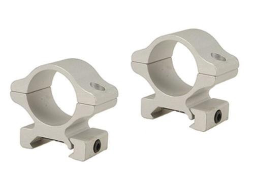 Clamp Rifle Rings Leupold Rifleman Detachable Rings High, Silver - Impact Guns