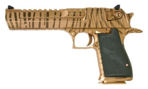 トイガン y109 HUDSON-IMI DESERT EAGLE .50AE SPG Magnum Research Desert Eagle, .50 AE, Titanium Gold, Tiger Stripes