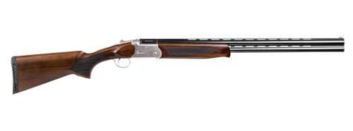 EAA Balikli Blue Label 20 Ga 3" 2rd 26" Blue Polished Over/Under Vent Rib Barrel, Engraved Silver Aluminum Receiver, Fixed Turkish Walnut Stock, 5 Mobil Chokes