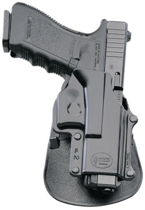 Fobus Paddle Holster, Fits Bersa Thunder 380, Firestorm 380, Right Hand, Kydex, Black