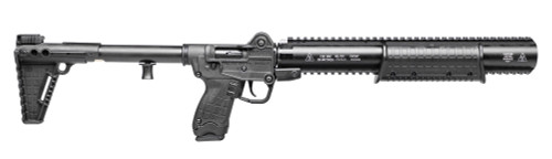 Kel-Tec SUB2000 CQB, Suppressed , 9mm, 16.25" Barrel, Integrally Suppressed, GLOCK 19 Grips, Optics Ready, 17rd, Rotating Forend