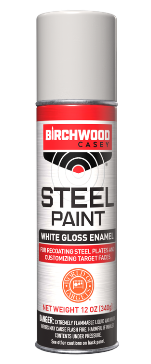 Birchwood BC- Steel Target Paint White - Impact Guns