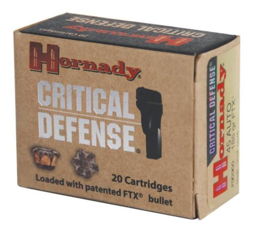 Hornady .45 ACP 185gr CRITICAL DEFENSE – 20rd