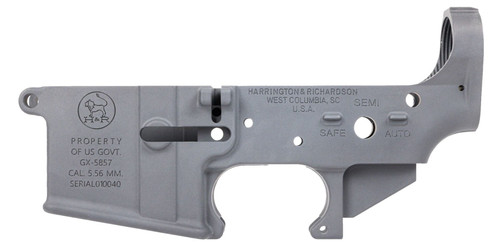 H&R XM607 Carbine Lower Receiver, B-Stock, Gray, 5.56 NATO AR-15