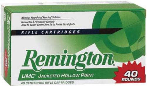 Remington .22-250 Remington 45gr JHP – 40rd