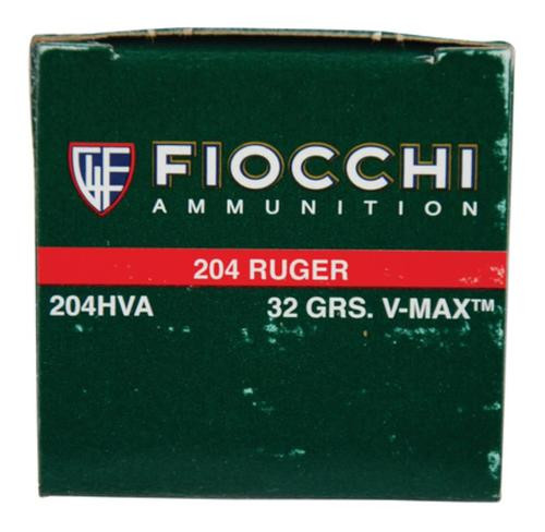Fiocchi .204 Ruger 32gr V-MAX – 50rd