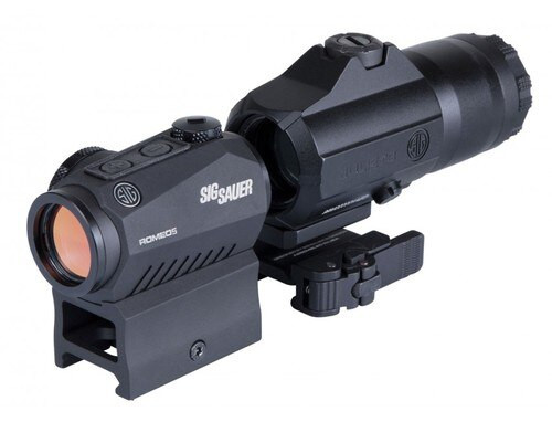 Sig Sauer Romeo5 LVPO Combo Red Dot Sight, 2 MOA RED Dot, Juliet3