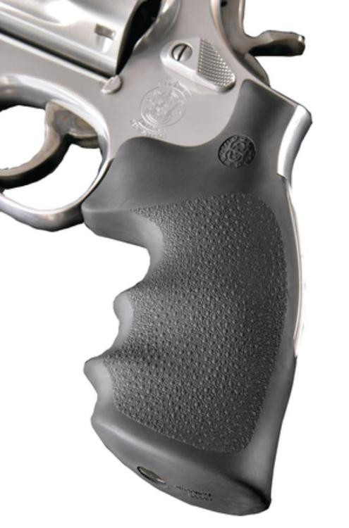 Hogue Aqua Rubber Grip For Smith & Wesson J Frame Round Butt Revolvers - Cobblestone Texture