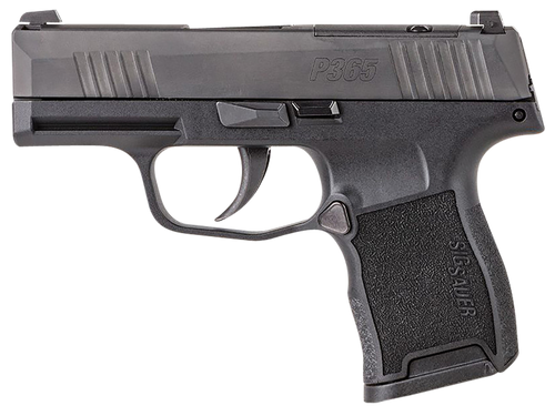 Sig Sauer 365380BSSMSMA P365 Optic Ready, Manual Safety, 10+1, 3.10″ barrel, Nitron