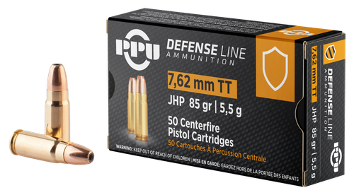 bullet Prvi Partizan Defense 7.62X25 Tokarev, 85gr, Jacketed Hollow Point