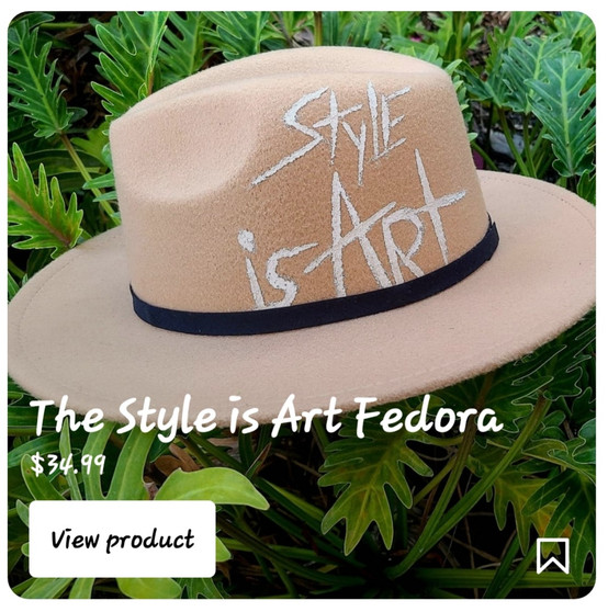 The "Style is Art" Fedora Design