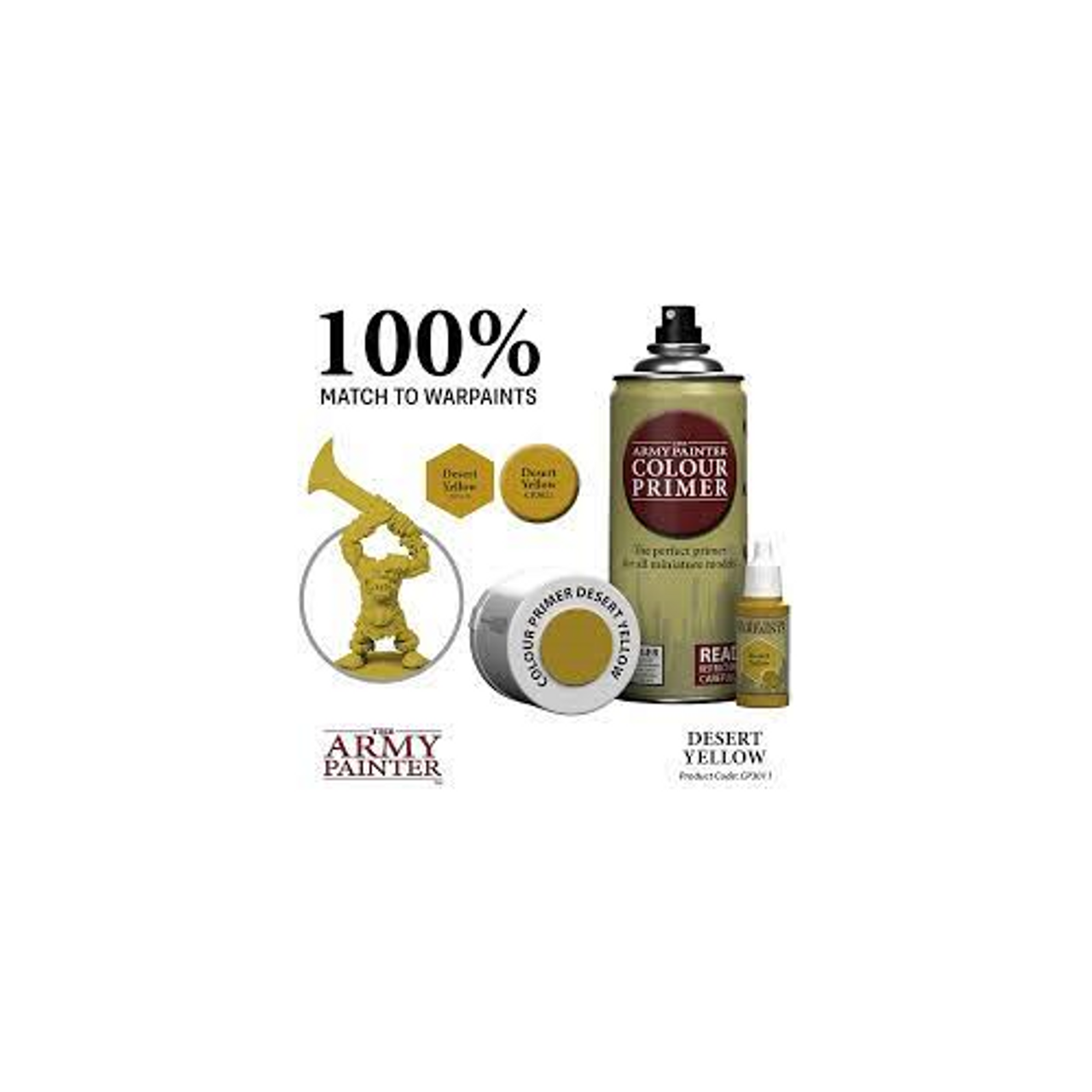 Army Painter Color Primer: Desert Yellow (400ml)