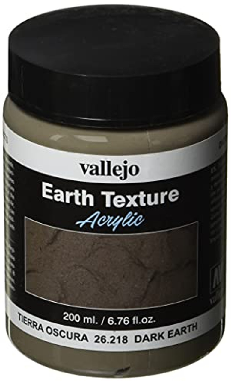 Vallejo Texture Paint, Brown Earth, 200 ml 