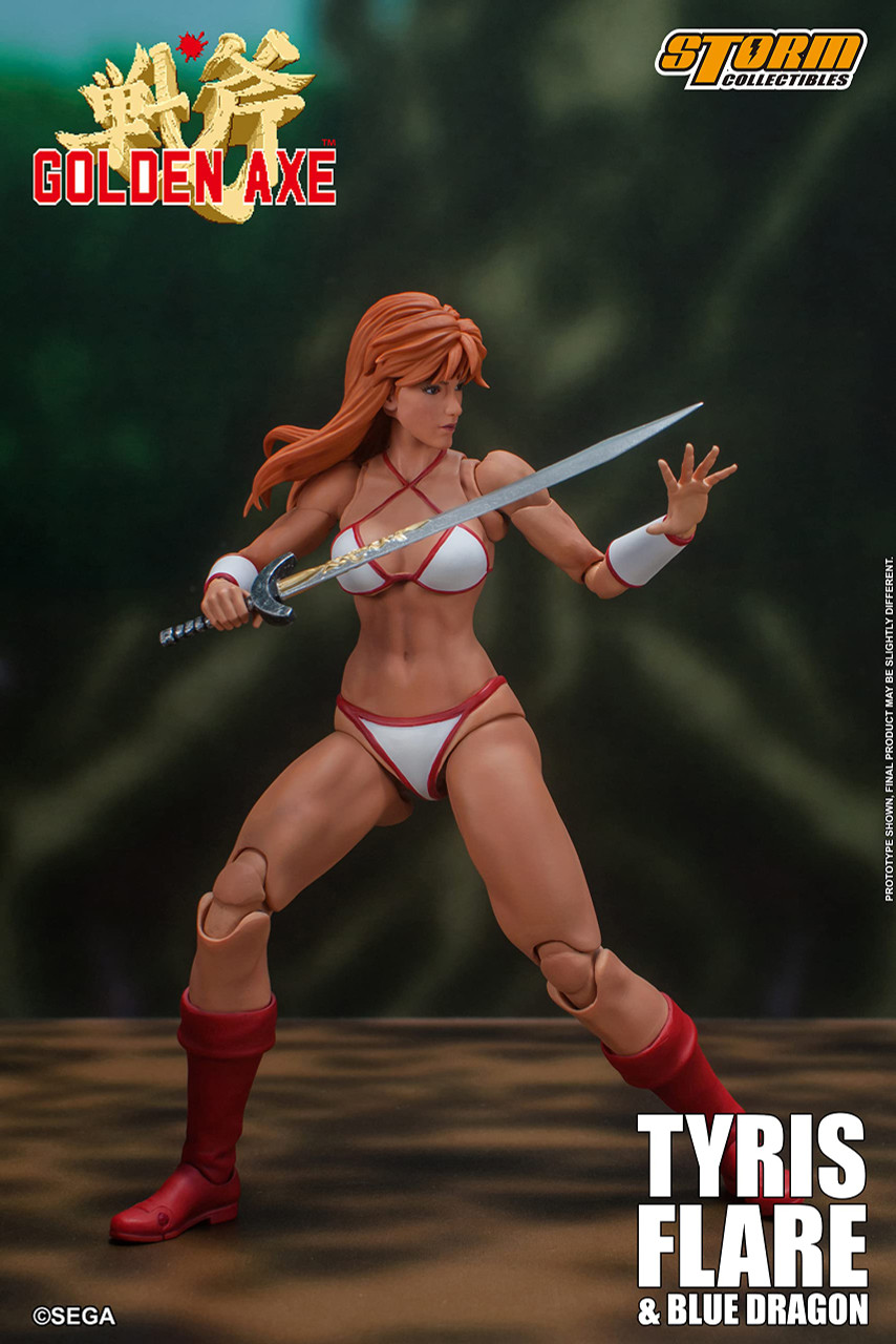 Storm Collectibles Tyris Flare Blue Dragon [Golden Axe], 1/12 - Main Image