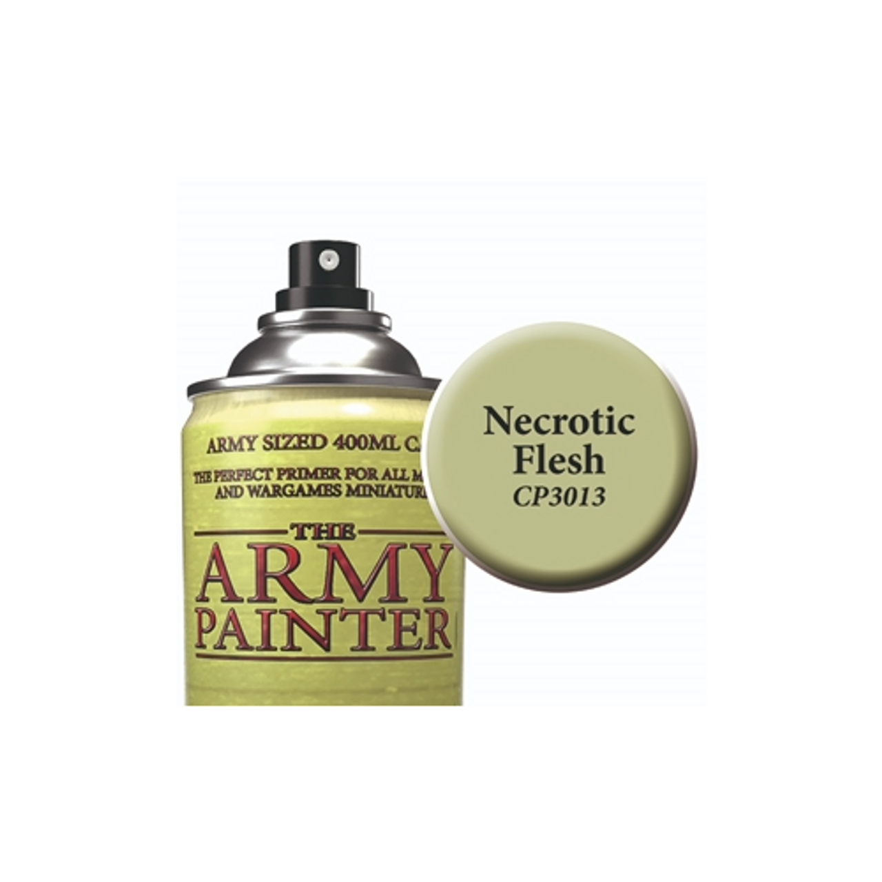 The Army Painter Color Primer Spray Paint, Army Green, 400ml, 13.5oz -  Acrylic Spray Undercoat for Miniature Painting - Spray Primer for Plastic  Miniatures 