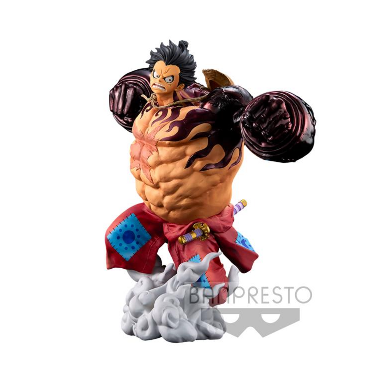 Luffy Gear 5 sitting PNG Image