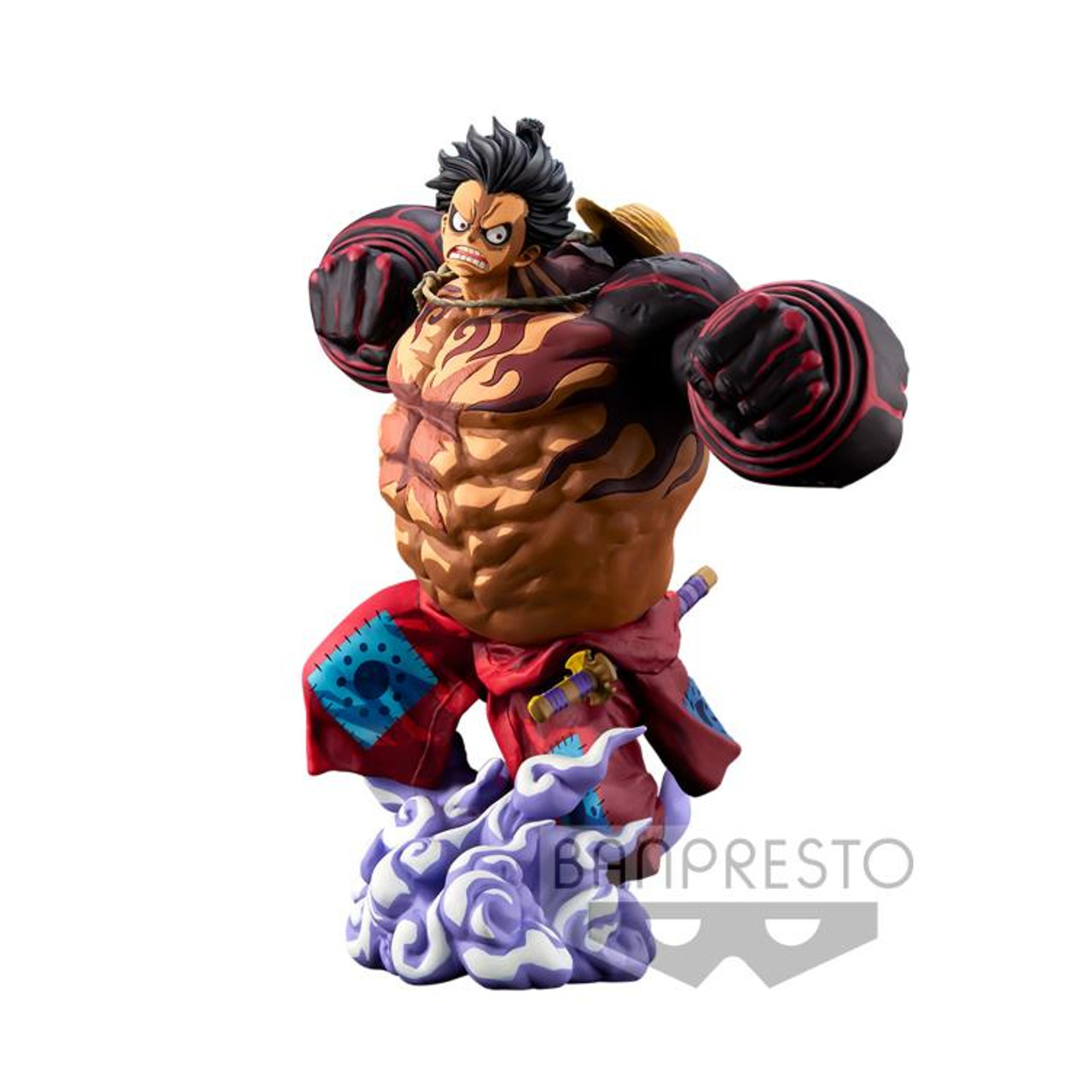 New One Piece Straw Hat Pirates Dragon Boat Figure Boxed Statue