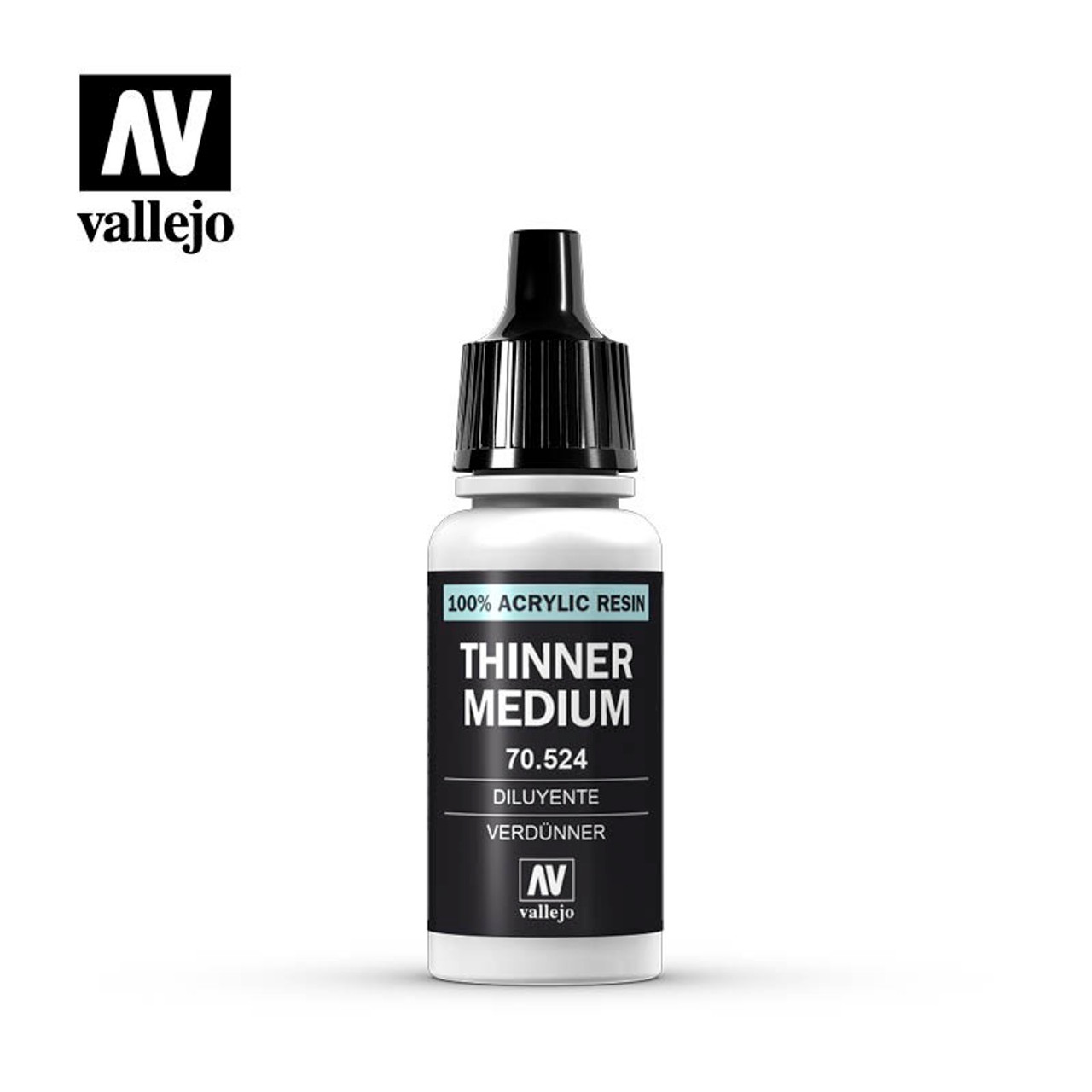 Vallejo Thinner Medium Acrylic Resin 17ml VLJ-524 - Saga Concepts