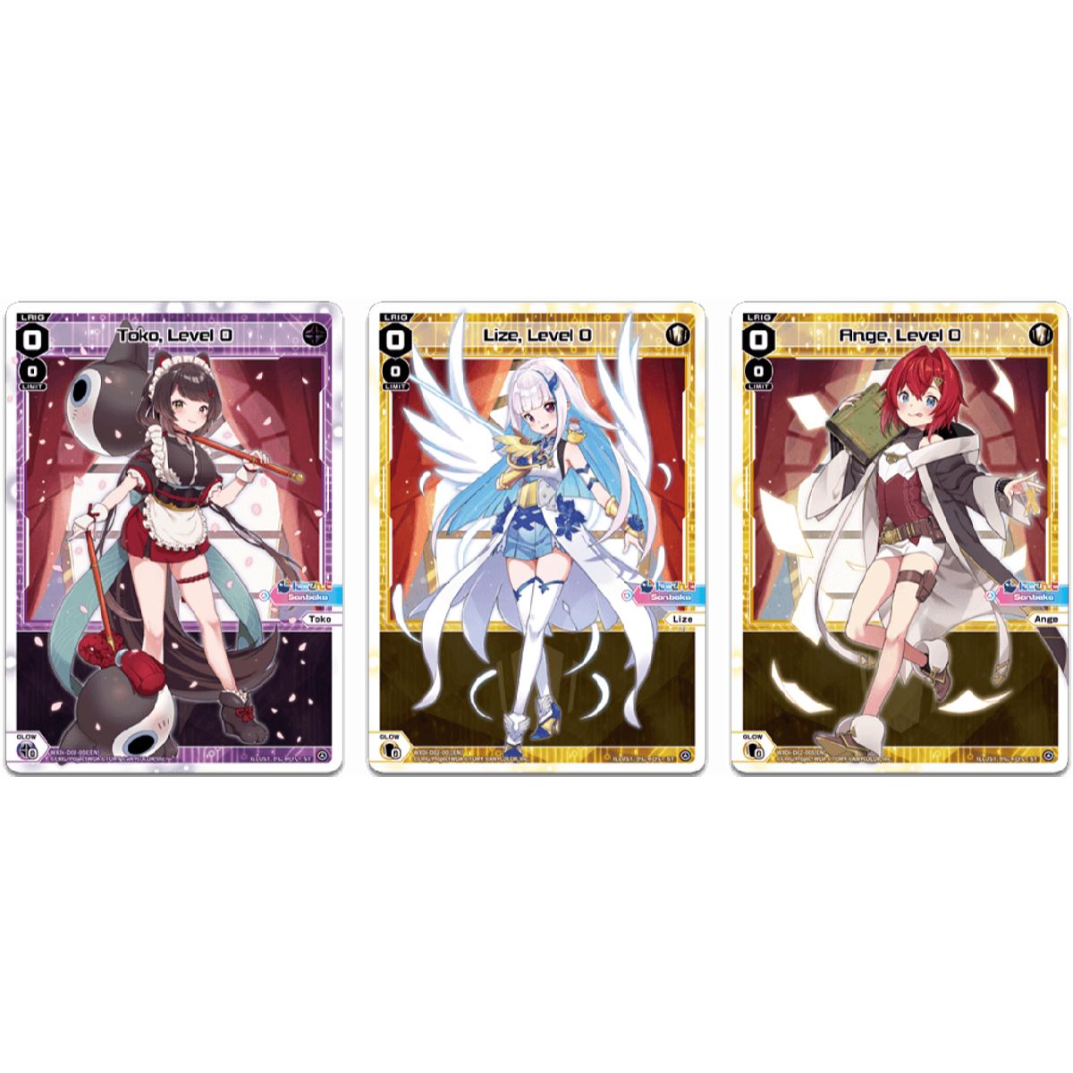 Starter Decks WIXOSS Diva Debut Deck - Nijisanji Ver. Sanbaka English  Preconstructed Theme Deck NIJISANJI Sanbaka English Deck