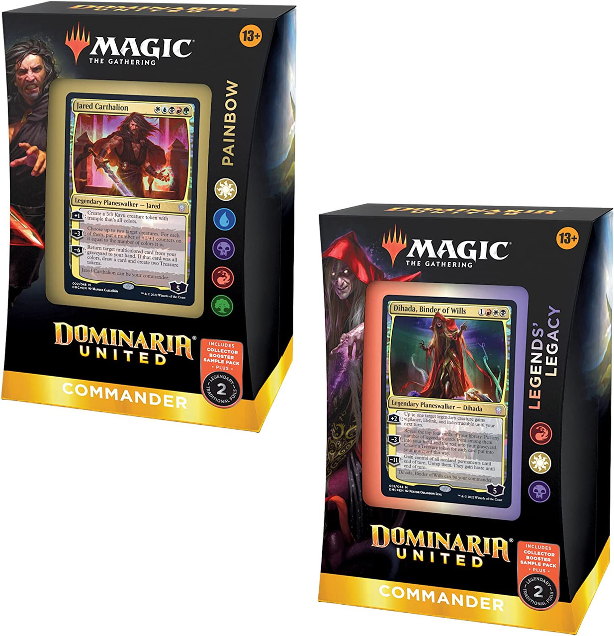 Magic The Gathering Dominaria United Commander Decks 4 Decks - 2 of Each  Deck WOC-C97140000 - Saga Concepts