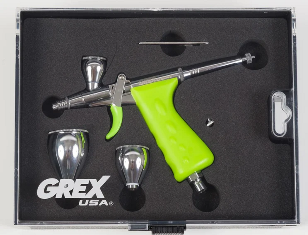 Grex Tritium.TS3 Double Action Pistol Style Trigger Side Feed Airbrush, 0.3mm Nozzle