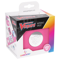 Gamegenic Cardfight Vanguard Nations Vault Lyrical Monasterio Pink Premium Deck Box, Holds Up To 50 Double-Sleeved Cards, Extra Drawer For Power Cters And Accessories GGS20133ML