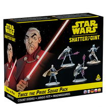 Star Wars Shatterpoint Twice the Pride Count Dooku Squad Pack Unleash the Power of the Sith SWP03