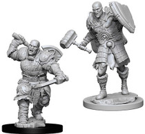 Wizkids Dungeons & Dragons Wizkids Goliath FighterWizKids Nolzurs Marvelous s Unpainted - Male Goliath Fighter 2-count Miniature WZK-73541