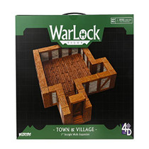 WizKids Warlock Tiles Expansion Pack 1 in Town & Village Straight Walls