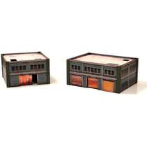Monster Fight Club Metropolis Cityscape Miniatures Medium Square and Large Rectangle Steel Buildings MFC-15109