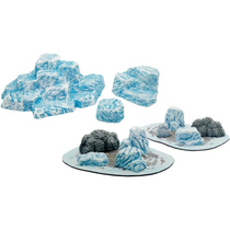 Monster Scenery Ice Wilds: Snowy Hills - Pack of 2