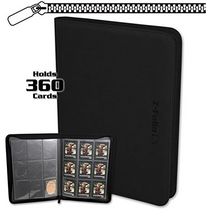 BCW Supplies: Z-Folio For Toploaders 9-Pocket Lx Black - 1-Zf9Lx-Tlch-S-BLK