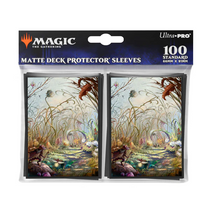 Ultra Pro Magic The Gathering Bloomburrow 100Ct Deck Protector Sleeves Season Lands Plains Summer  White UPI-38514