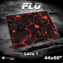 Frontline Gaming FLG Mats Lava 1 44"x60" For Tournament Warhammer 40K Horus Heresy Age Of Sigmar Incursion And Strike Force Board Games LAVA44x60