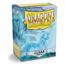 Dragon Shield Sleeves Standard Size Matte Clear 100 Ct 5 Packs ATM11001K2