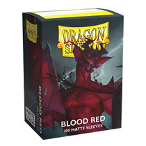 Dragon Shield Sleeves Standard Size Matte Blood Red Simurag 100 Ct 5 Pack ATM11050K2