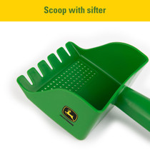 Tomy John Deere Preschool 15 Inch Big Scoop Dump Truck With Sand Tools Outdoor Toys For Ages 3 To 4 TM-46510V2