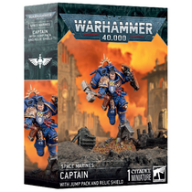 Games Workshop Warhammer 40K Space Marines Captain with Jump Pack and Relic Shield Plastic Box 48-102