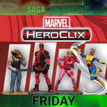 02/27/2026 Fri Heroclix at 7pm - 300 points Modern - 8 seats Tournament
