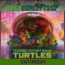 02/28/2026 Sat Magic the Gathering: Universes Beyond Teenage Mutant Ninja Turtles Prerelease at 4 pm - Saturday - 16 seats - 4 rounds Tournament Pre-Release