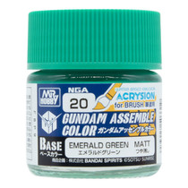 Gundam Assemble Color Base Matte Emerald Green BNHGAGNZNGA20
