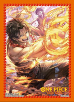 One Piece TCG Official Sleeves Set 10 Portgas.D.Ace Sleeves BAN9049091-PortgasDAce