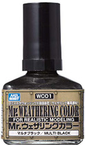 WC01 Multi Black GSI Mr Weathering Color Paint GNZ-WC01