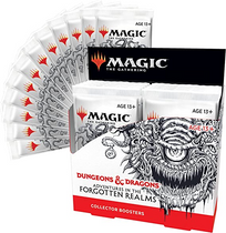 Magic The Gathering Adventures in the Forgotten Realms Collector Booster Box | 12 Packs (180 Magic Cards)