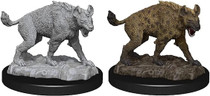Dungeons and Dragons WizKids Unpainted Miniatures W14 Hyenas Miniatures D&D WZK90271