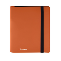 Ultra Pro E-15382 Eclipse 4 Pocket Pro Binder-Pumpkin Orange Holds 160 cards in Ultra Pro Deck Protector sleeves UPI-15382